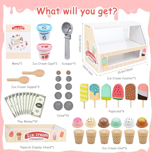 Glacière Jouet Ulikey pour Enfant avec Stand et Menu Éducatif Montessori