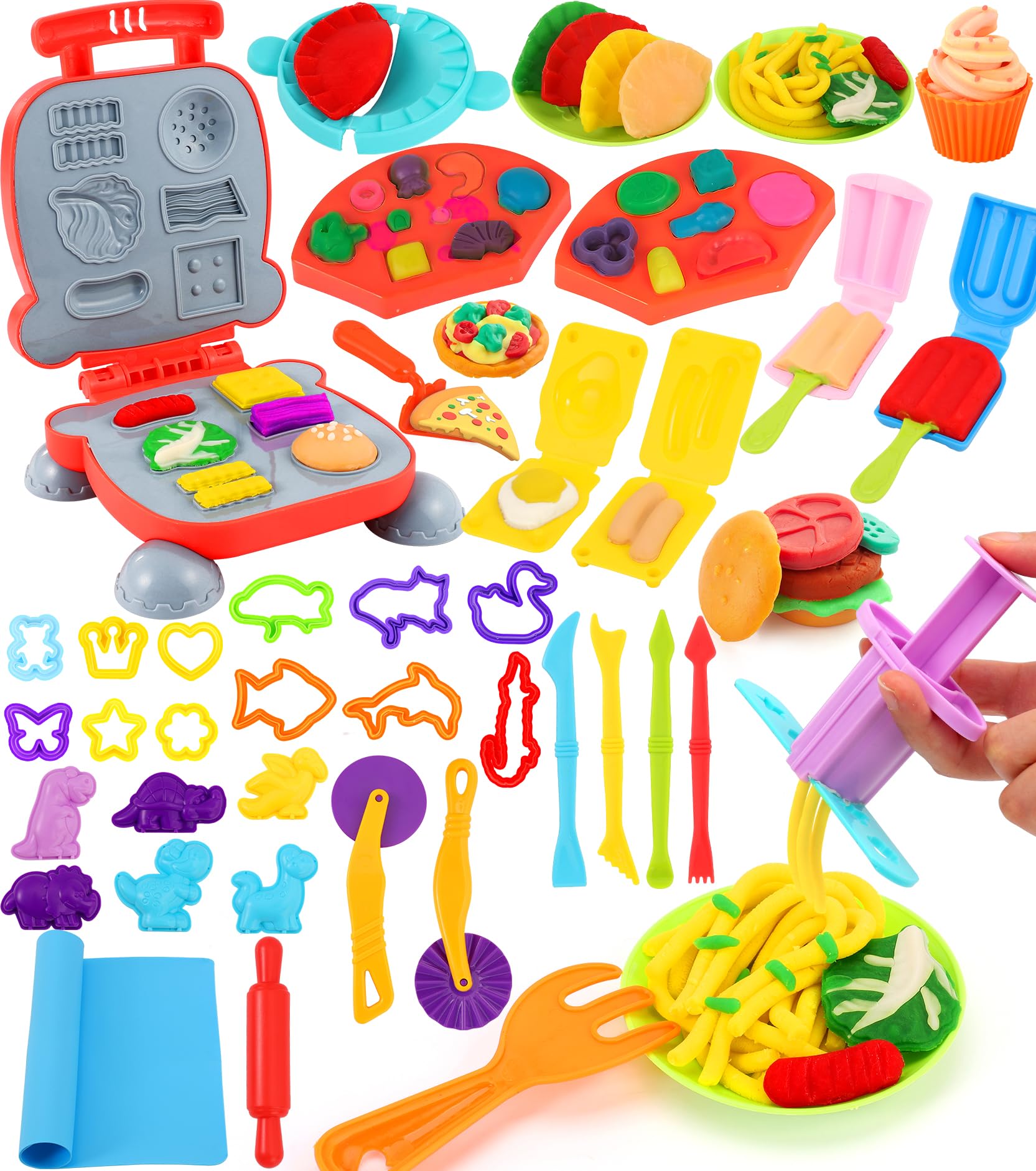 Pâte à_modeler Ophy 48 pièces enfant_models_jeux_cadeaux_filles_garçons_pâte_artisanat
